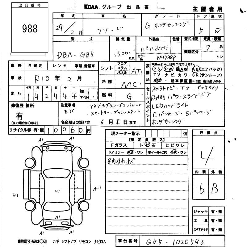 Honda Freed 2017